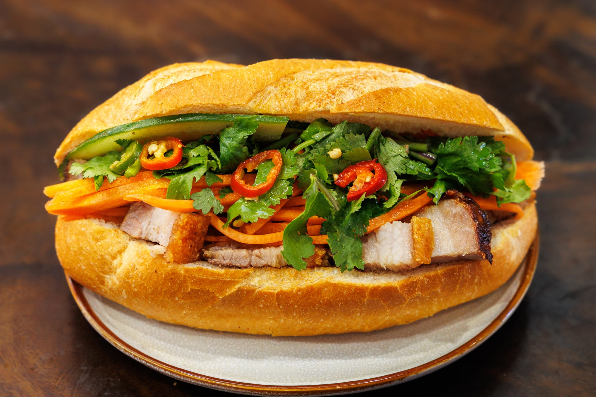 Vietnamese Sandwich Recipe Banh Mi Pork Roll Vietnamese